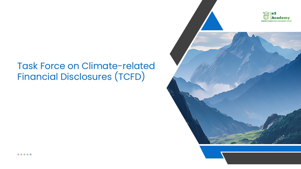 TCFD and Climate-related Financial Disclosures